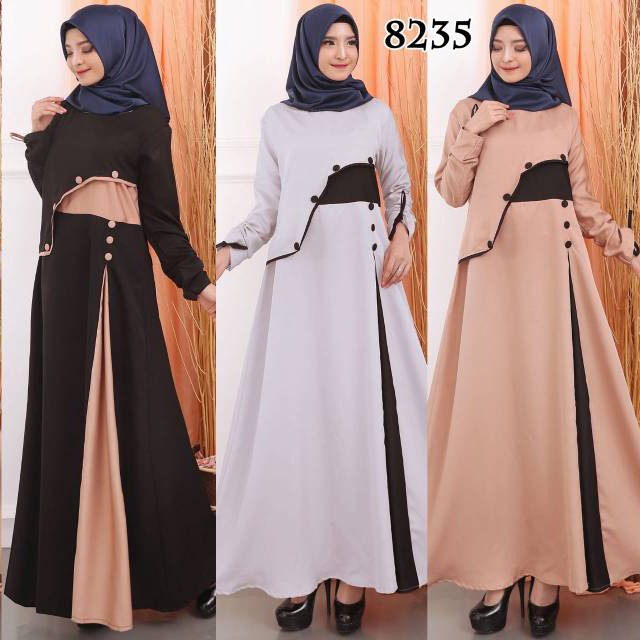 Gamis muslim INAYA MAXY DRESS Panjang