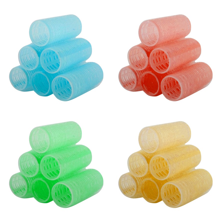 Roll Magic Rambut Lengket D 2,5cm - isi 6 - Multicolor