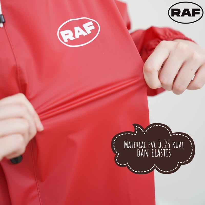 RAINCOAT , JAS HUJAN MANTEL BY RAF BAHAN PVC 0,25 BEST CUALITY ANTI REMBES