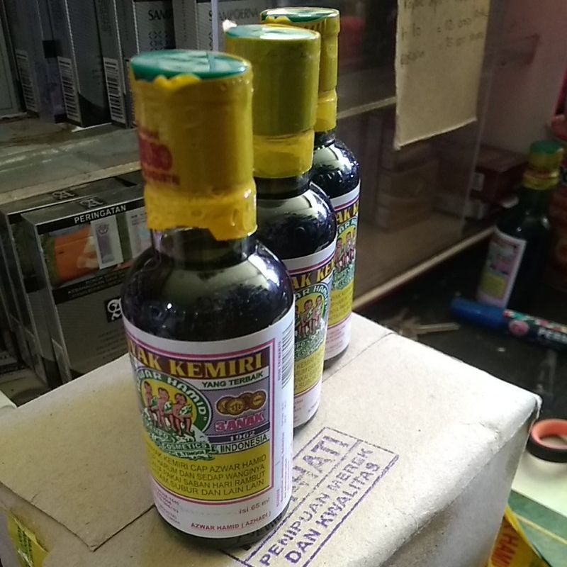 Jual Minyak Kemiri Cap 3 Anak 65 Ml Botol Plastik (kemasan Baru ...