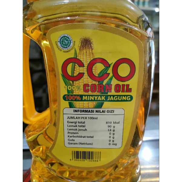 CCO China Corn Oil/Minyak Jagung 2  liter