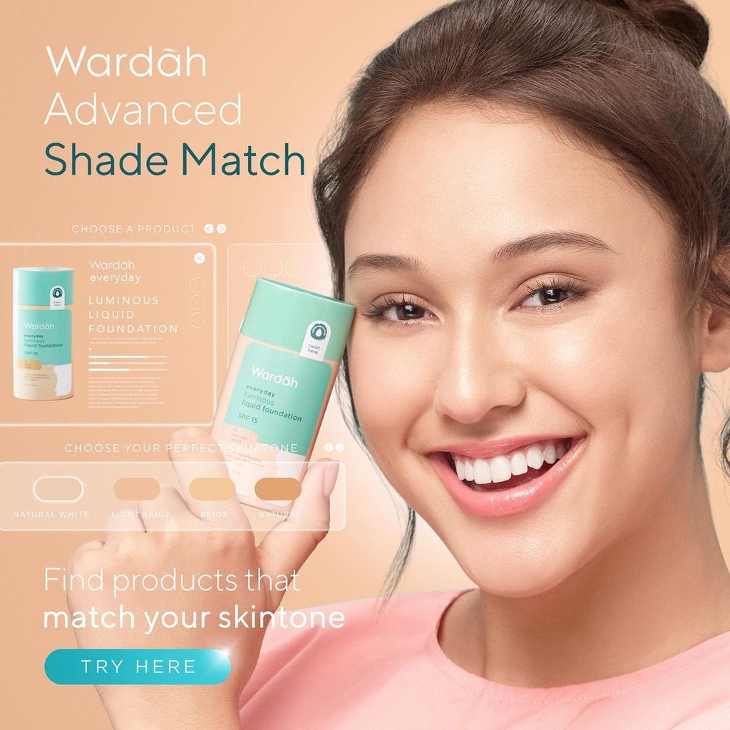 Wardah Everyday Luminous Liquid Foundation