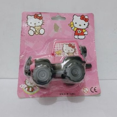 Rautan Mobil Hello Kitty - Rautan Putar Pink - Rautan pensil hello kitty otomatis