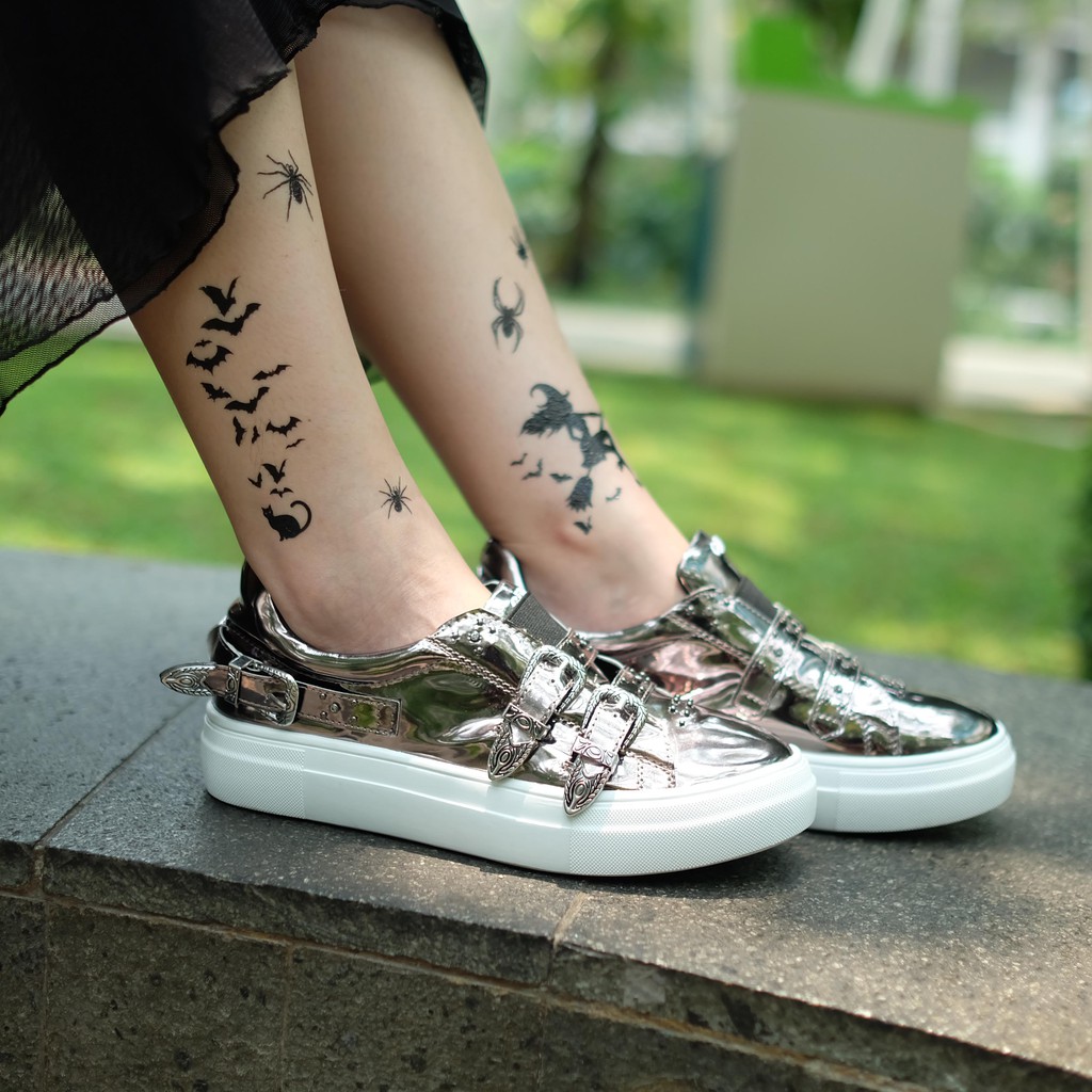 

POTATOO GLOW IN THE DARK THE BAT CAT ( HANYA KUCING DAN KELELAWAR ) Temporary Tatto Sticker