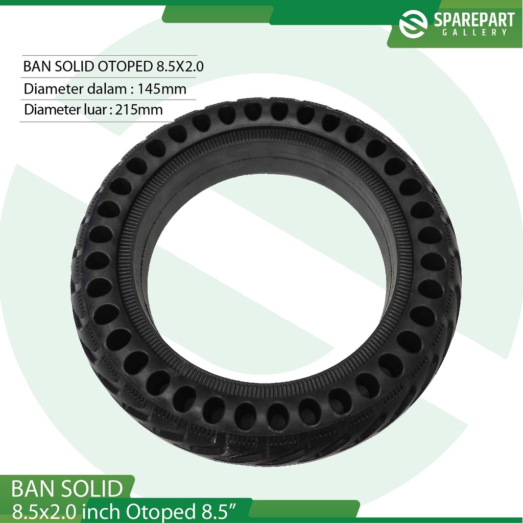 Ban solid skuter otoped xiaomi mijia M365 ban mati 8.5inch