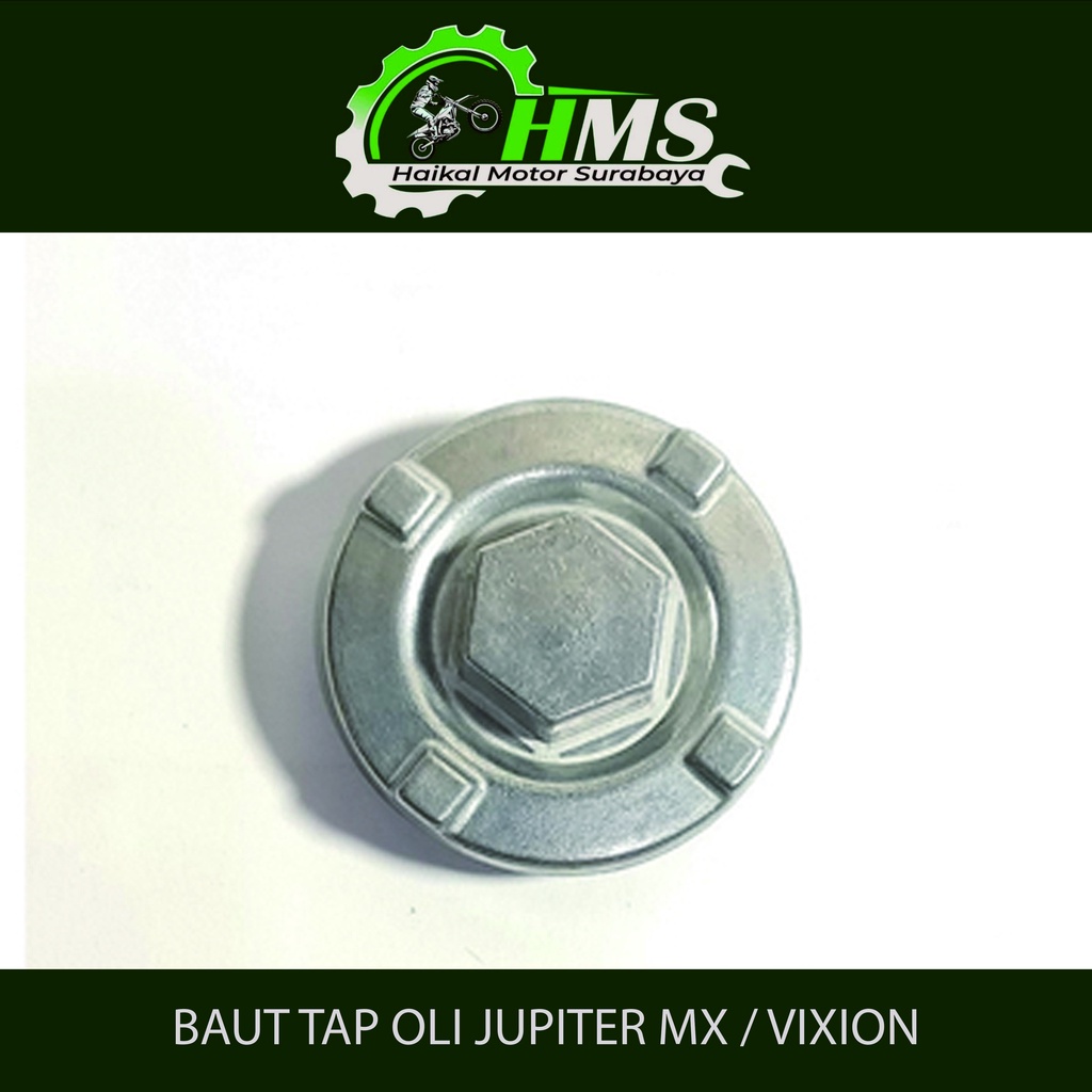 BAUT TAP OLI JUPITER MX / VIXION + O RING - BAUT TAP OLI MESIN BAWAH