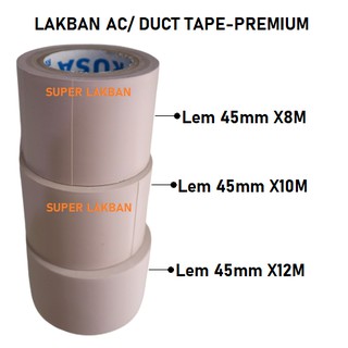 Lakban AC Isolasi Duct Tape Tipe Lem & Non Lem Isolasi