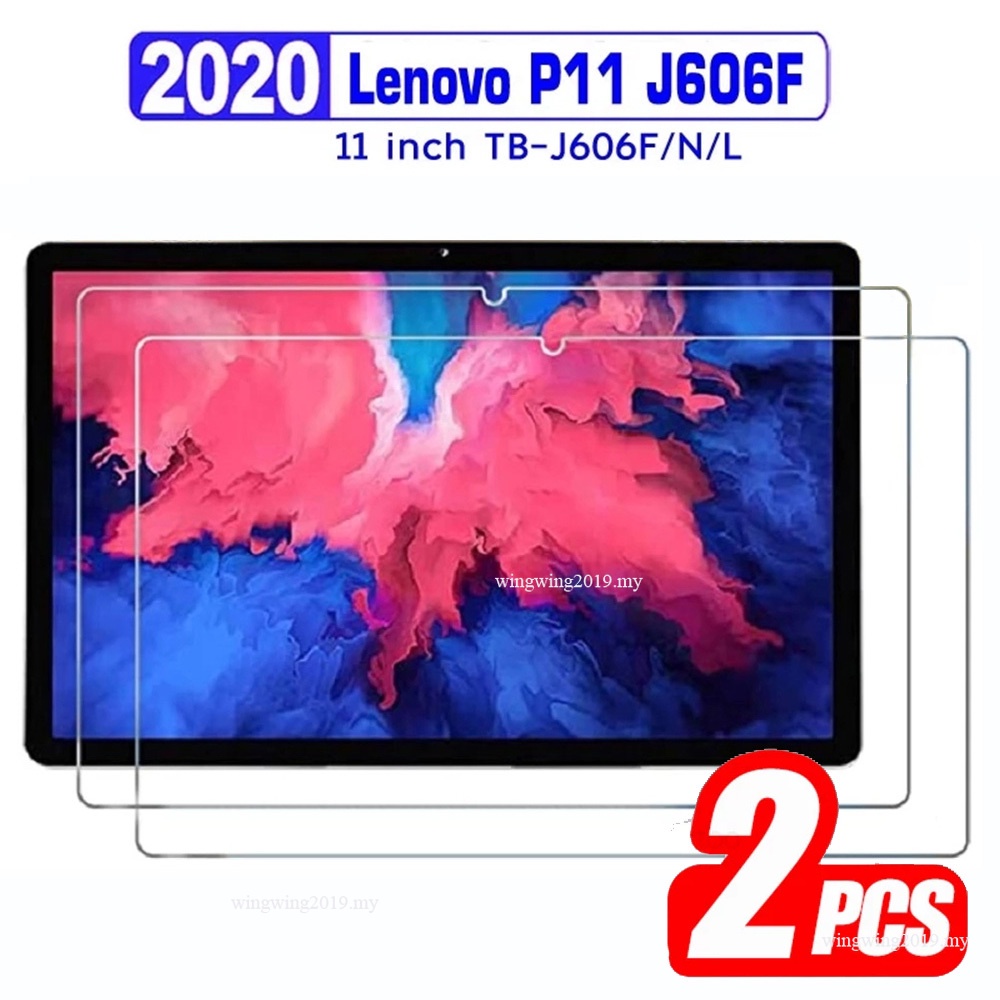 (2 Pak) Pelindung Layar Tempered Glass Untuk Lenovo Tab P11 11 2020 TB-J606F TB-J606N TB-J606L