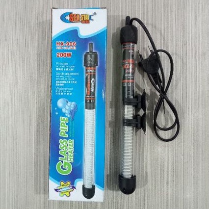 SEA STAR HX906 200 WATT Heater pemanas penghangat aquarium.