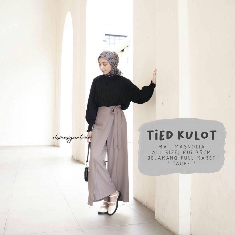 TIED KULOT PREMIUM CELANA KULOT WANITA - CULOTTE LILIT - ROK CULLOTE - CELANA ROK WANITA ROK LILIT | OUTFIT REMAJA OOTD KEKINIAN