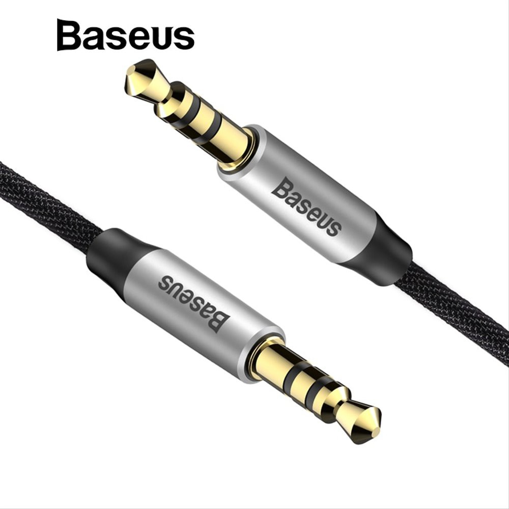 BASEUS ORIGINAL Yiven Cable Audio M30 1.5M 150cm 3.5mm Jack Kabel Aux Male to Male 1,5M