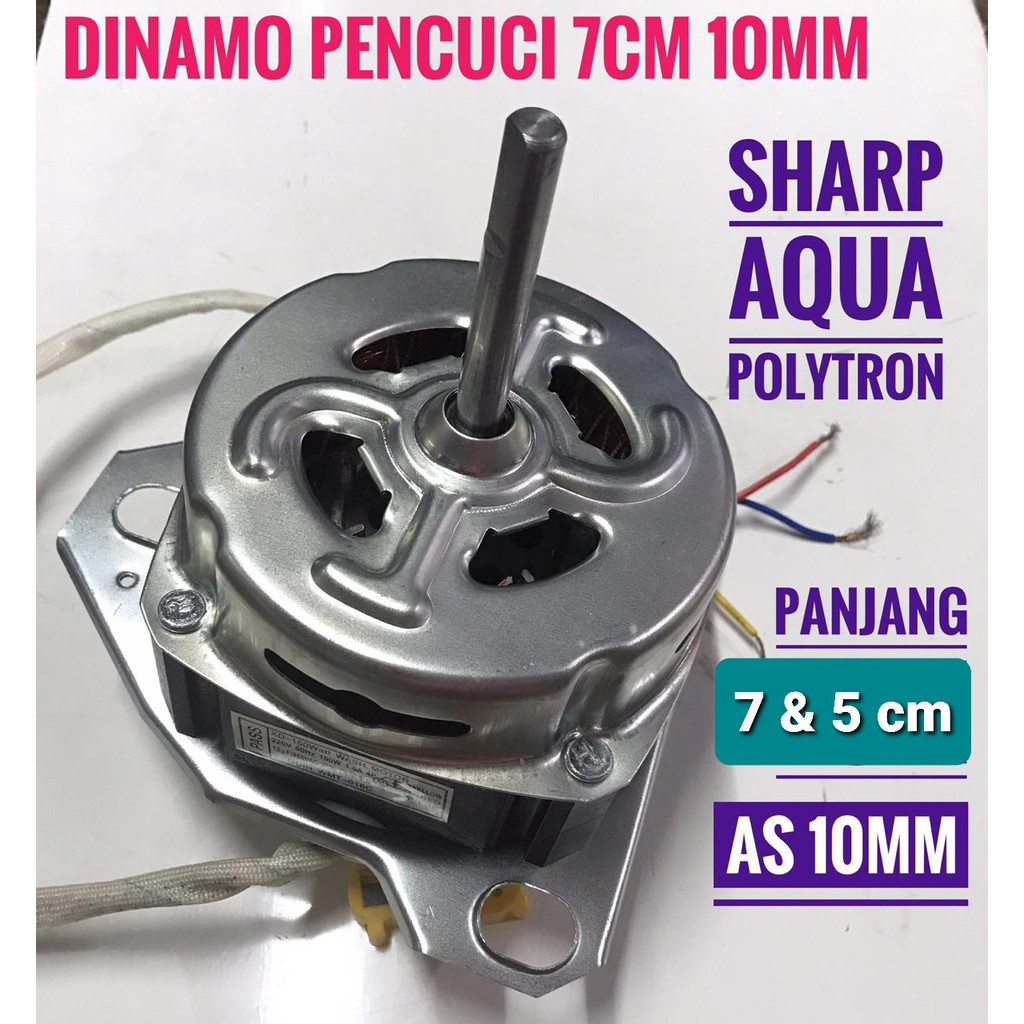 DINAMO WASH MESIN CUCI POLYTRON Sharp KAKI OVAL