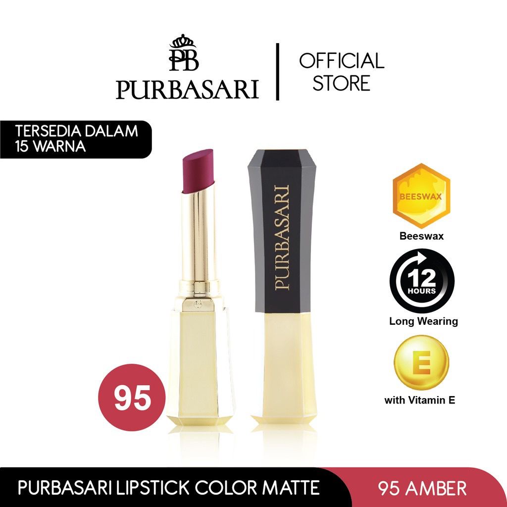 Purbasari lipstick Color Matte ORIGINAL