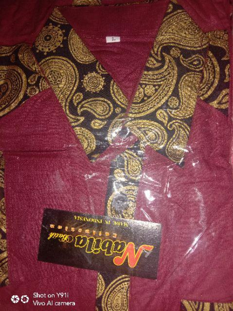 Koko Jumbo Motif Clurit Abu Koko Ukuran Super Big Size Koko Jumbo Bahan Katun Madinah Emboss Hq