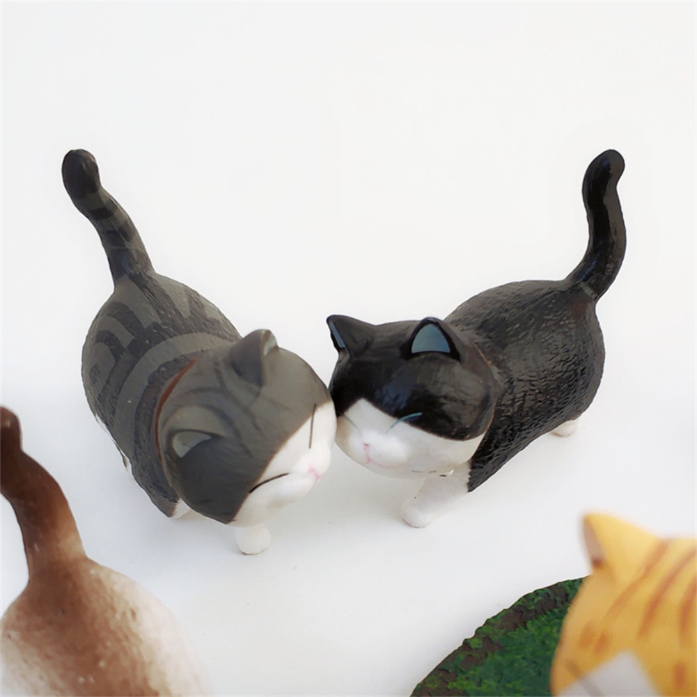 ღ 1Pcs Mini Jepang Bell Kucing Boneka Indah Tahan Lama Kucing Ornamen Mainan Rumah Dekorasi Kerajinan Anak Hadiah Rumah Kantor desktop Dekorasi