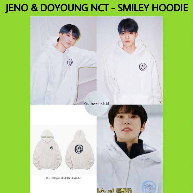 [READY STOCK] JENO DOYOUNG NCT - SMILEY HOODIE