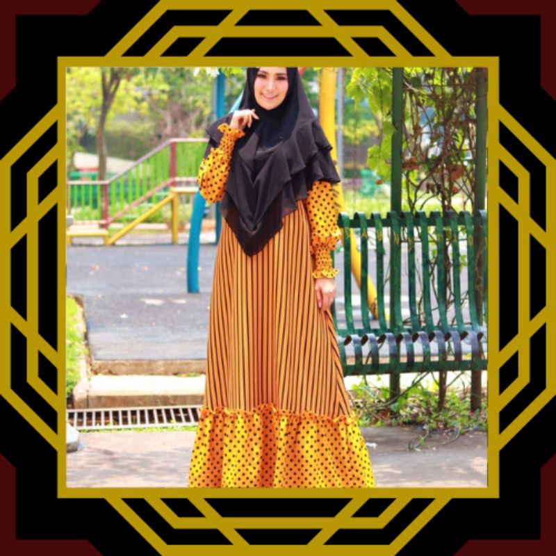 70.Qaleisya  ✔BAJU GAMIS SYARI SET KHIMAR GAMIS REAL PICT VIDEO ORIGINAL ALMEERA GLZ