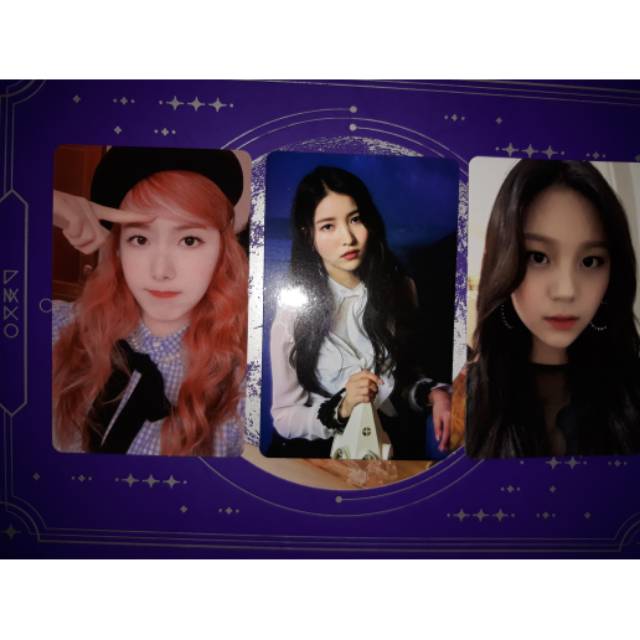 Photocard GFRIEND Sowon, SinB & Umji album 'Time For The Moon Night'