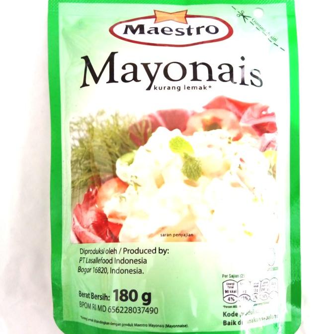 

Diskon Mayonaise Maestro 180gr Diskon