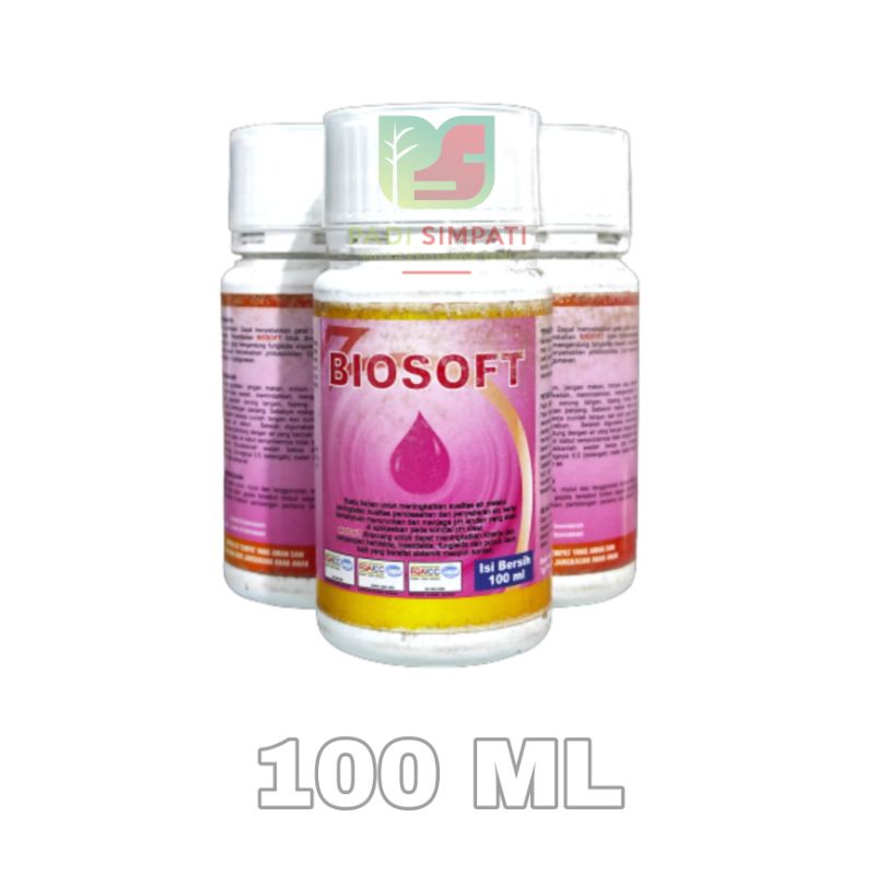 Biosoft 100 Ml Perekat Dan Pemurni Air / Biosof Perekat Tanaman