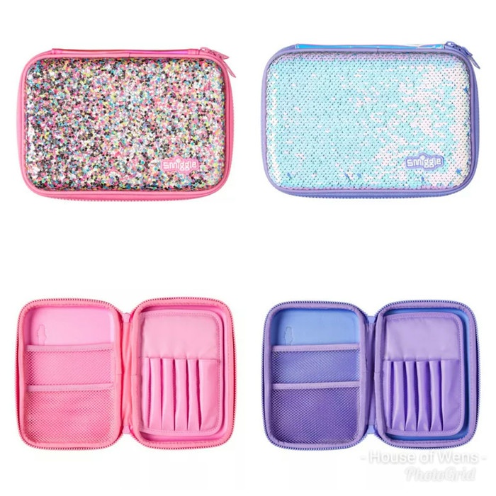 

SMIGGLE DREAMY HARDTOP PENCIL CASE - TEMPAT PENSIL SMIGGLE - Merah Muda promo