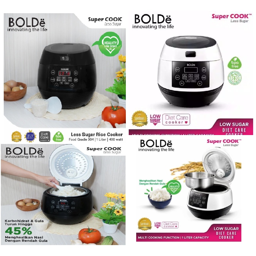 bolde super cook less sugar 1 liter Low Carbo 400 Watt