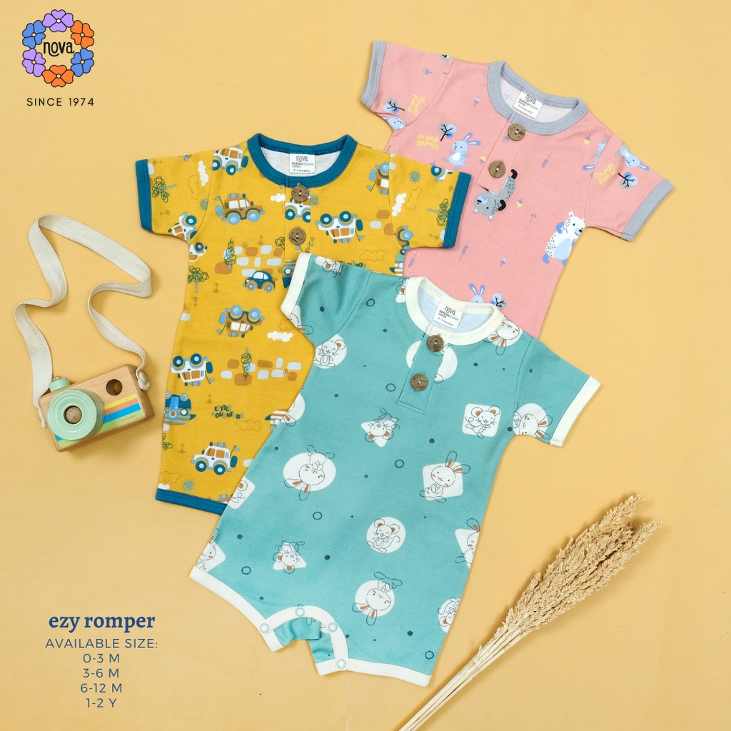 Nova Ezy Romper Motif - Jumper Pendek Bayi dan Anak SNI