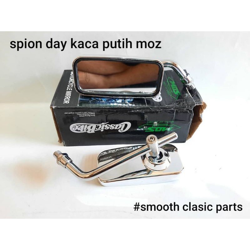 Spion Cb kotak day crome kaca putih