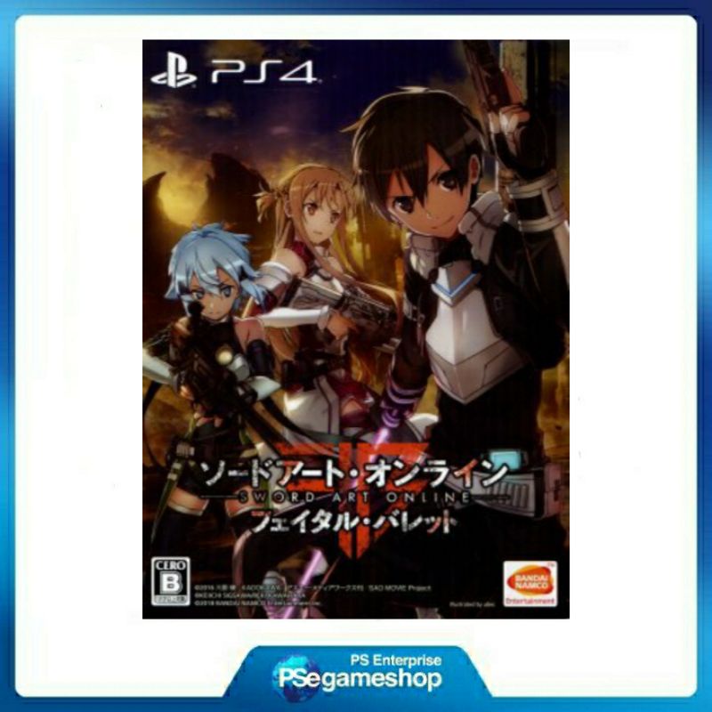 Ps4 Sword Art Online: Fatal Bullet / Cero - R3