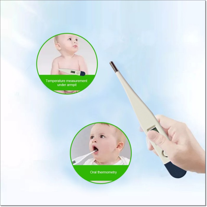 Digital Thermometer Ketiak Mulut With Beeper Untuk Anak &amp; Dewasa