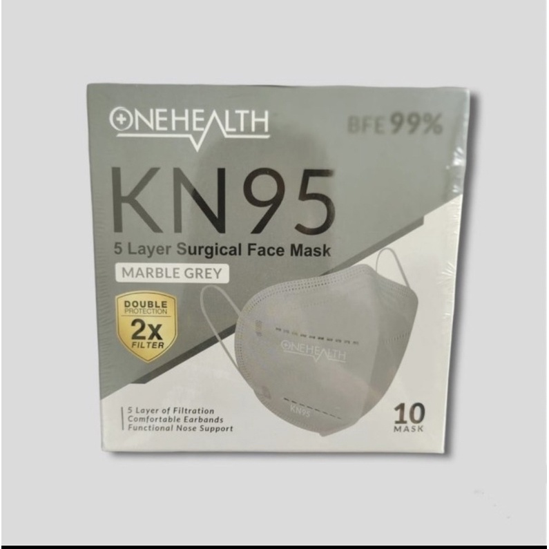 ONEHEALTH MASKER KN95 5ply Masker Medis isi 10 pcs