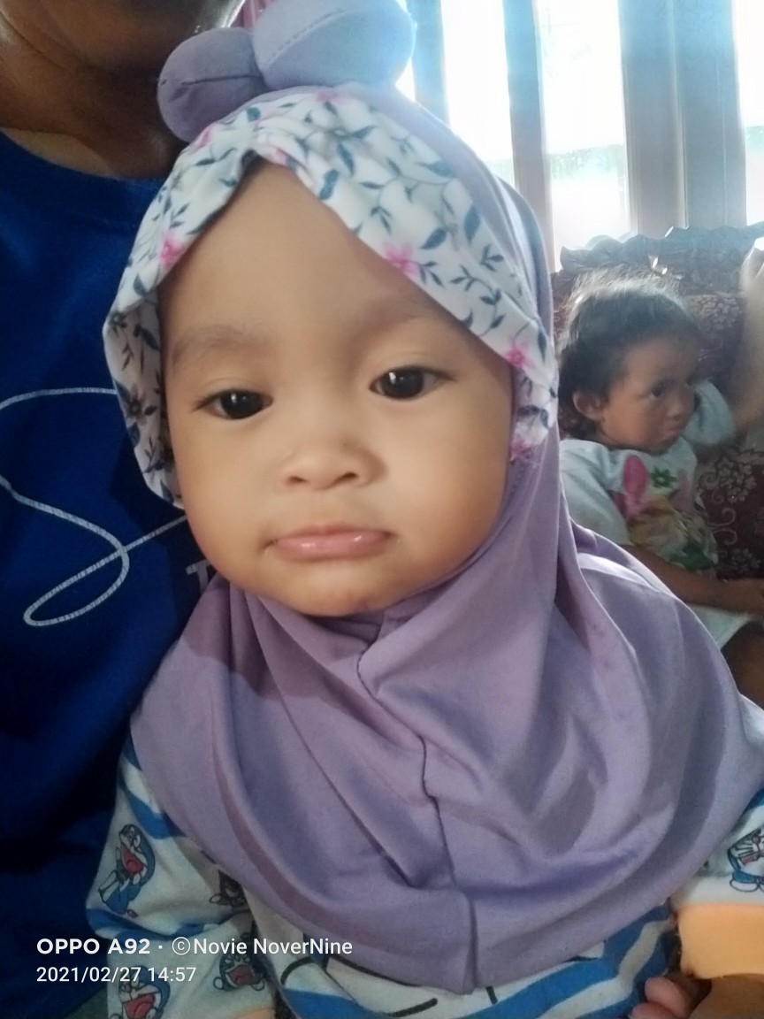 Jilbab Bayi Haifa Batik Pita