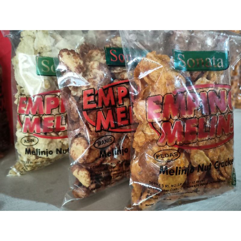 

Ceplis Emping Melinjo (melinjo nut crackers) khas banten aneka rasa