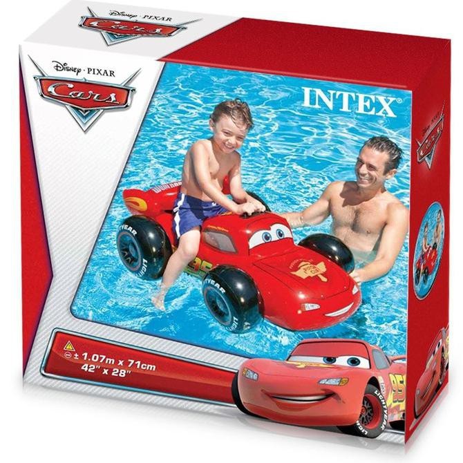 Pelampung Renang Mobil Anak Best Intex Boat Cars Ride-On 107 cm