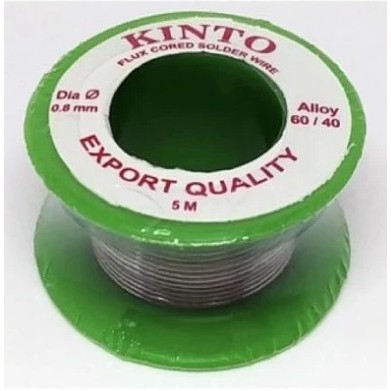 Timah Kinto 5M Timah Solder Kinto 5 Meter Core Wire 0.8mm