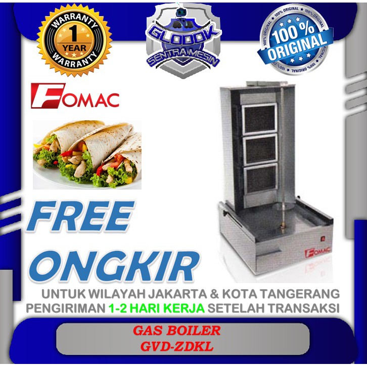 Mesin Pemanggang daging kebab (vertikal) GVB-ZDKL