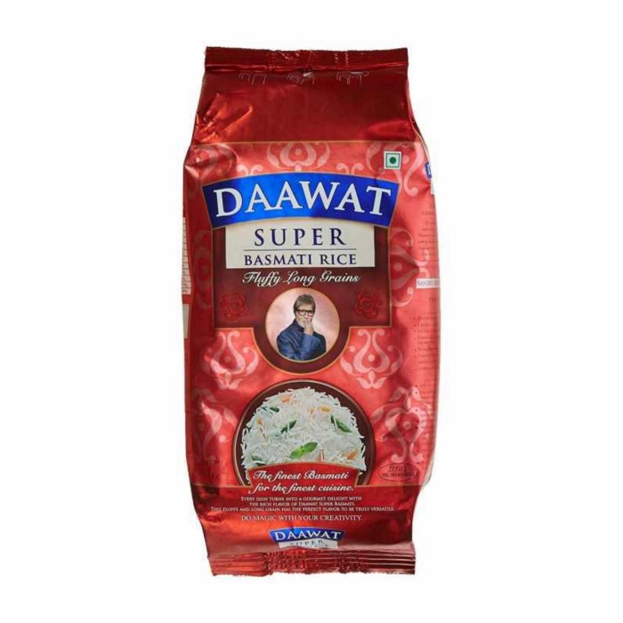 

978Eq10W Daawat Super Basmati Rice 1 Kg WQ12