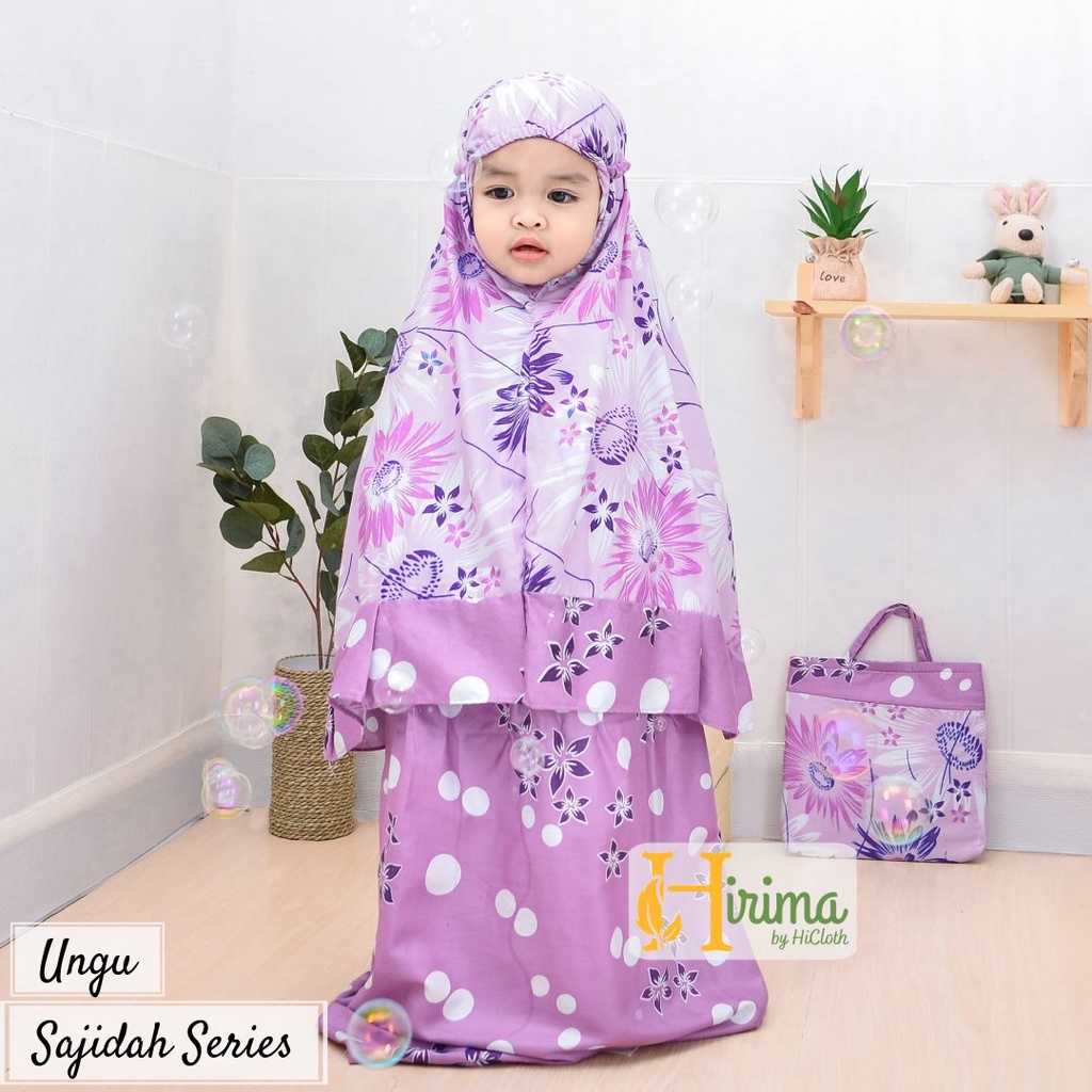 produsen mukena anak 1-5th baju sholat balita adem