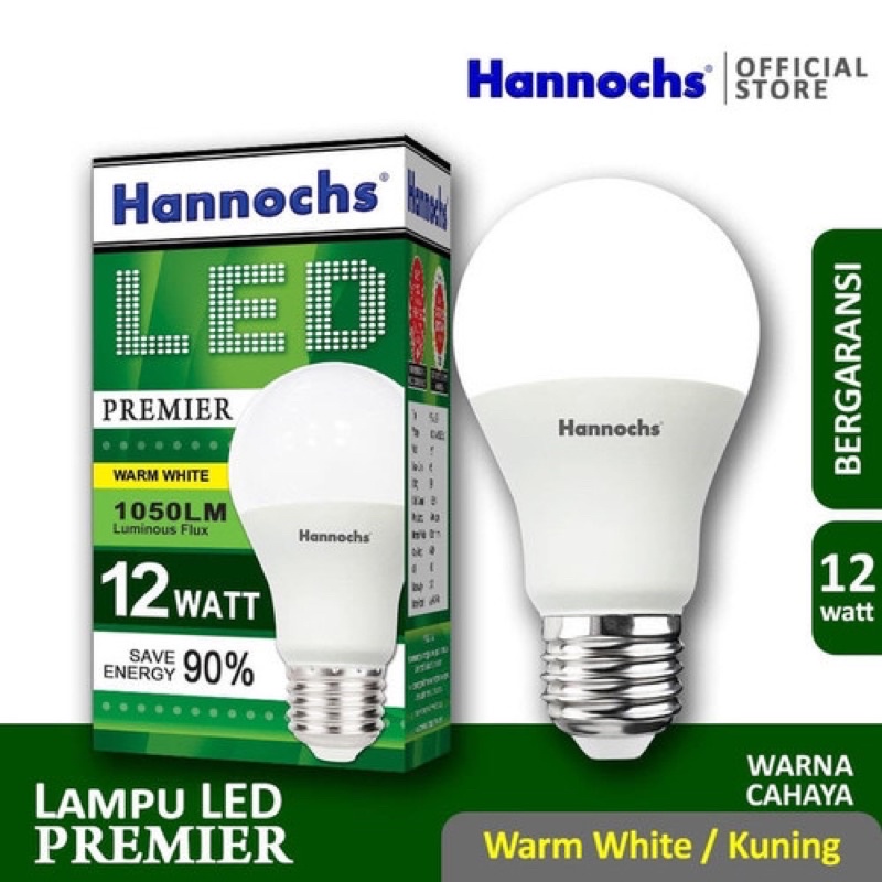 Lampu hannochs Led 12 watt bergaransi