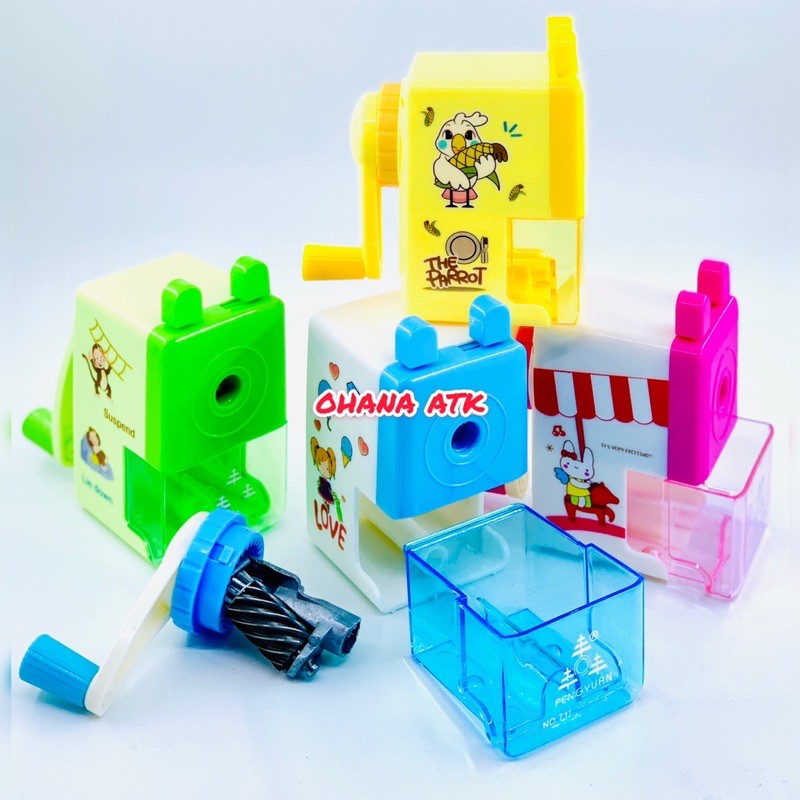 

Serutan Meja Rautan Fancy Lucu Putar Pensil Sharpener VANCO Murah ANIMAL DAYOSHOW
