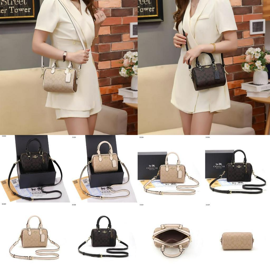 Tas C Rowan Satchel In Blocked Pvc Mini Bag's3132#