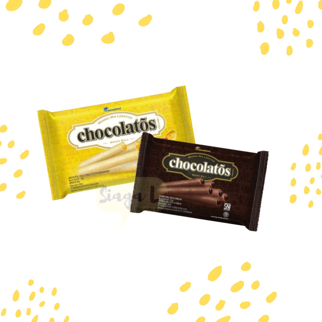 

Chocolatos Wafer Roll Rasa Coklat Keju 27 gram