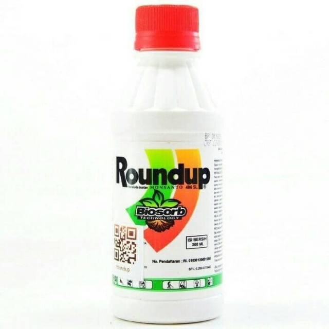 Pembasmi rumput&amp;gulma ROUND UP 486 SL herbisida 200ml - ROUND UP 200 ML