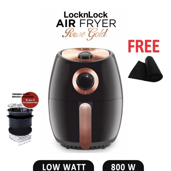 LOCK&LOCK Air Fryer Lock N Lock - Lock and Lock AirFryer - Original stok melimpah