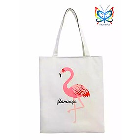 RR FLAMINGO - Tas Tote Bag Wanita Pakai Resleting