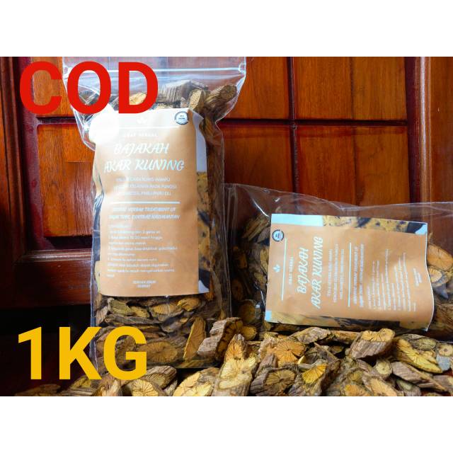 

(COD) 1KG Bajakah tampala super/ akar kuning original 100%