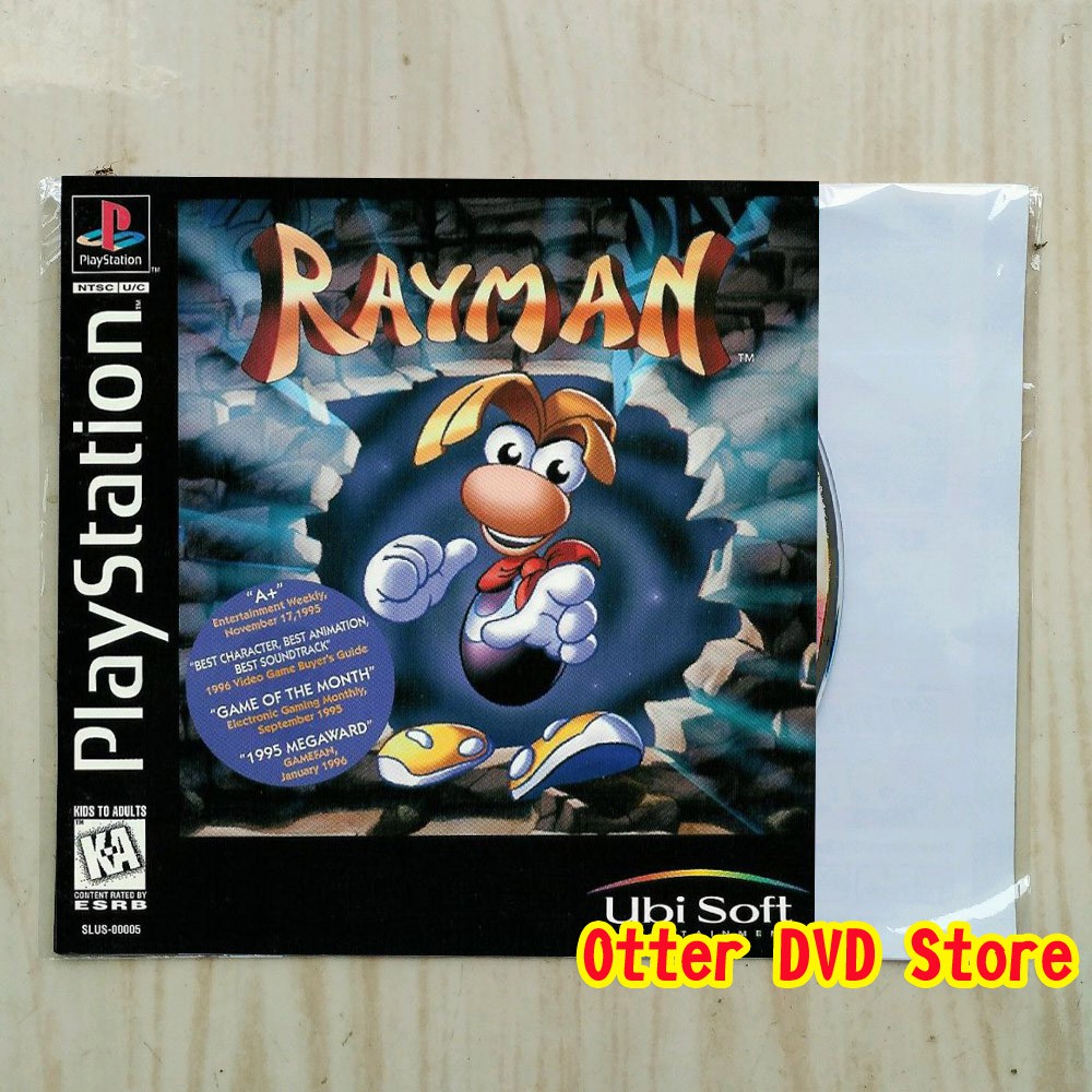 Kaset CD Game Ps1 Ps 1 Rayman 1