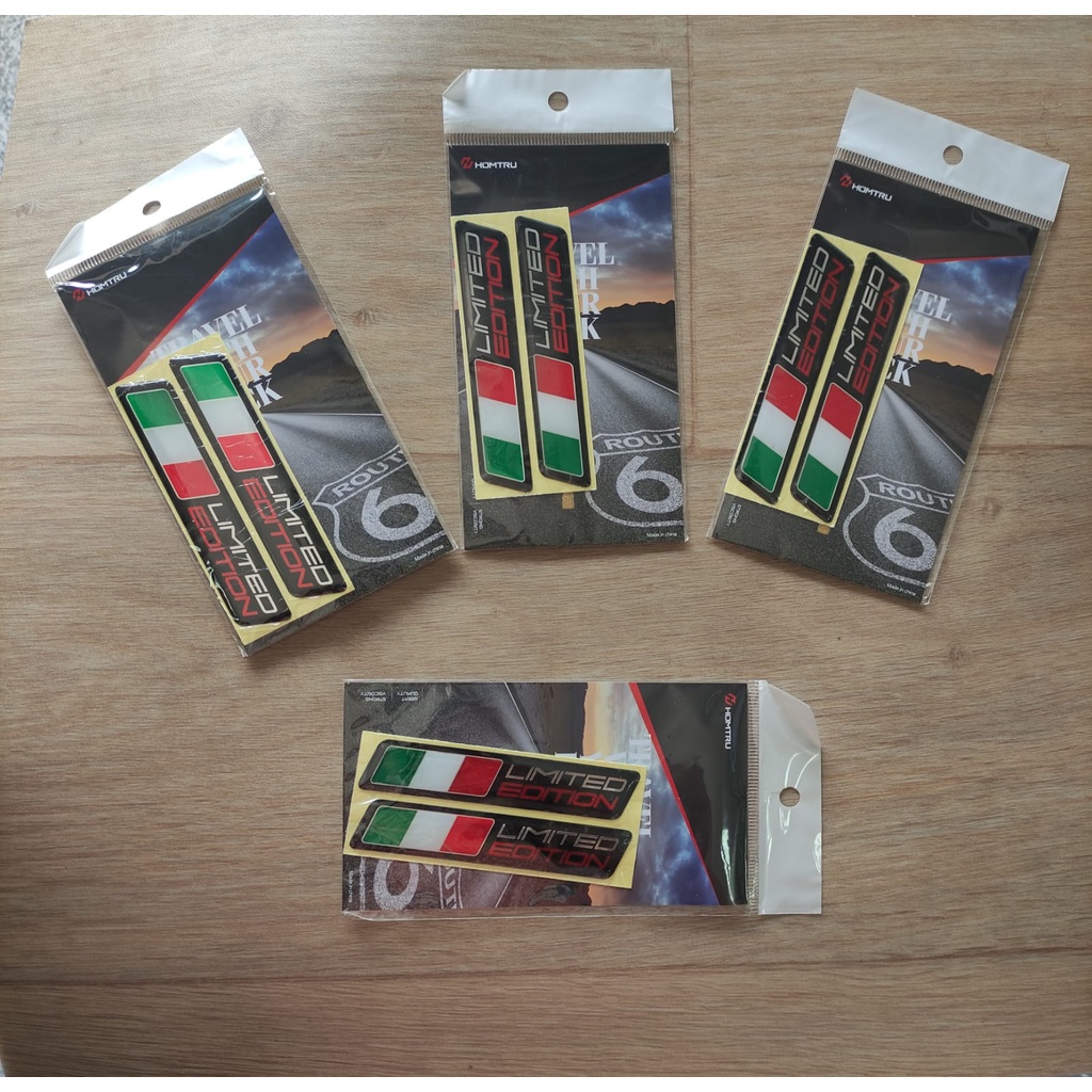 Stiker Vespa Limited edition timbul 3d Hologram