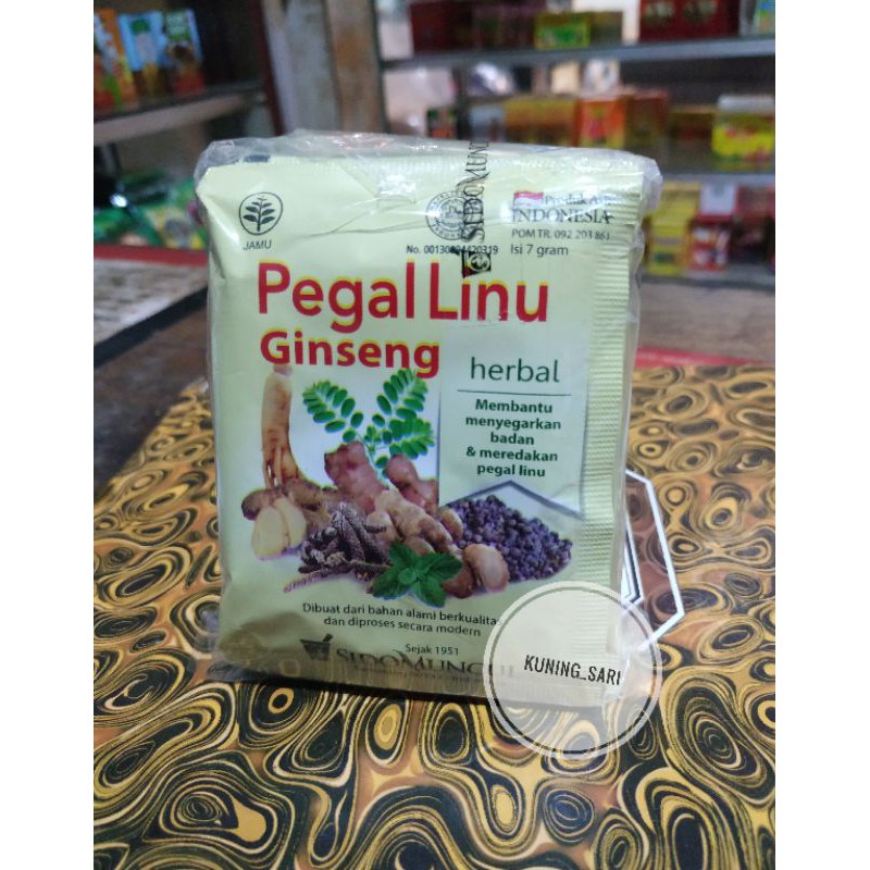 JAMU PEGAL LINU GINSENG - SIDOMUNCUL