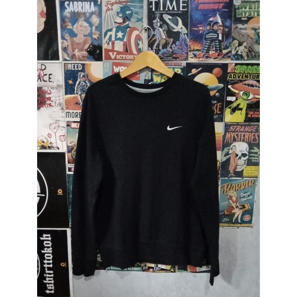 crewneck nike small swoosh second ori preloved